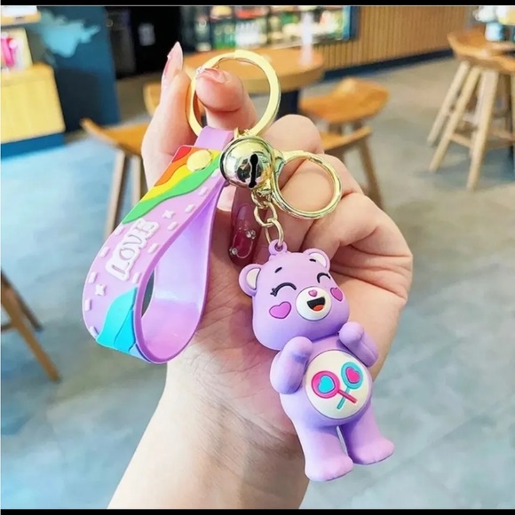 Care Bears Key Chain Share Bear - Picture 1 of 1